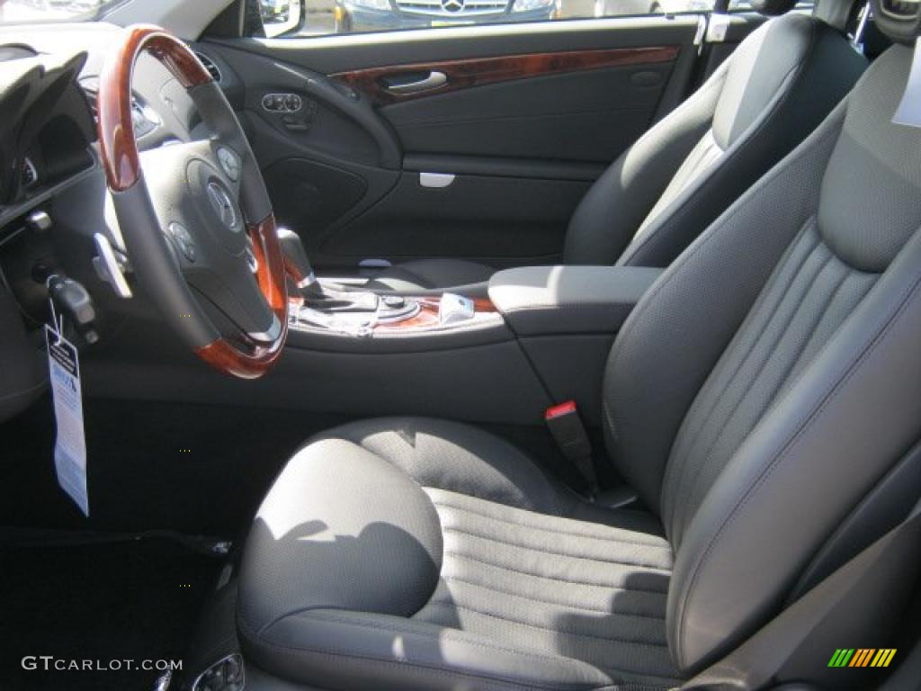 Black Interior 2011 Mercedes-Benz SL 550 Roadster Photo #46337973