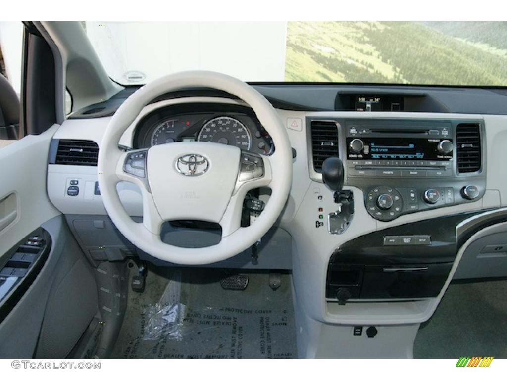 2011 Toyota Sienna LE AWD Bisque Dashboard Photo #46338024