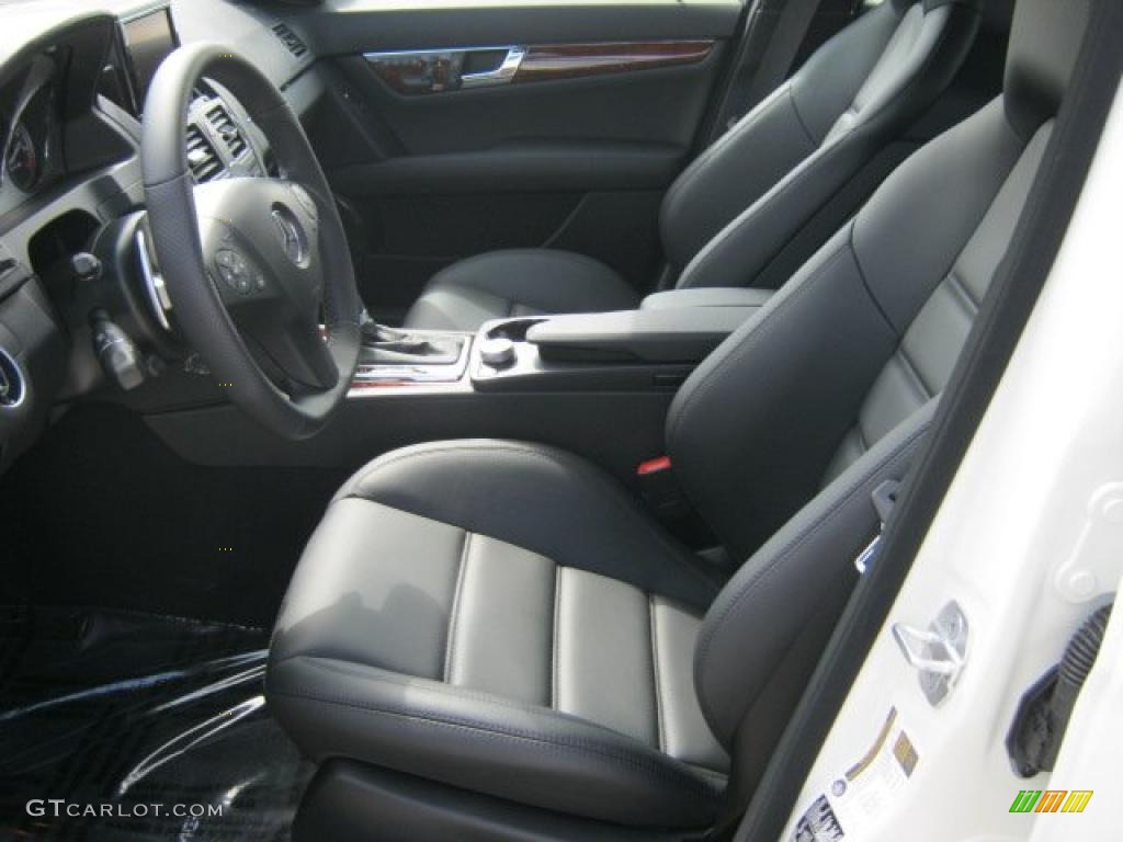 Black Interior 2011 Mercedes-Benz C 63 AMG Photo #46338063