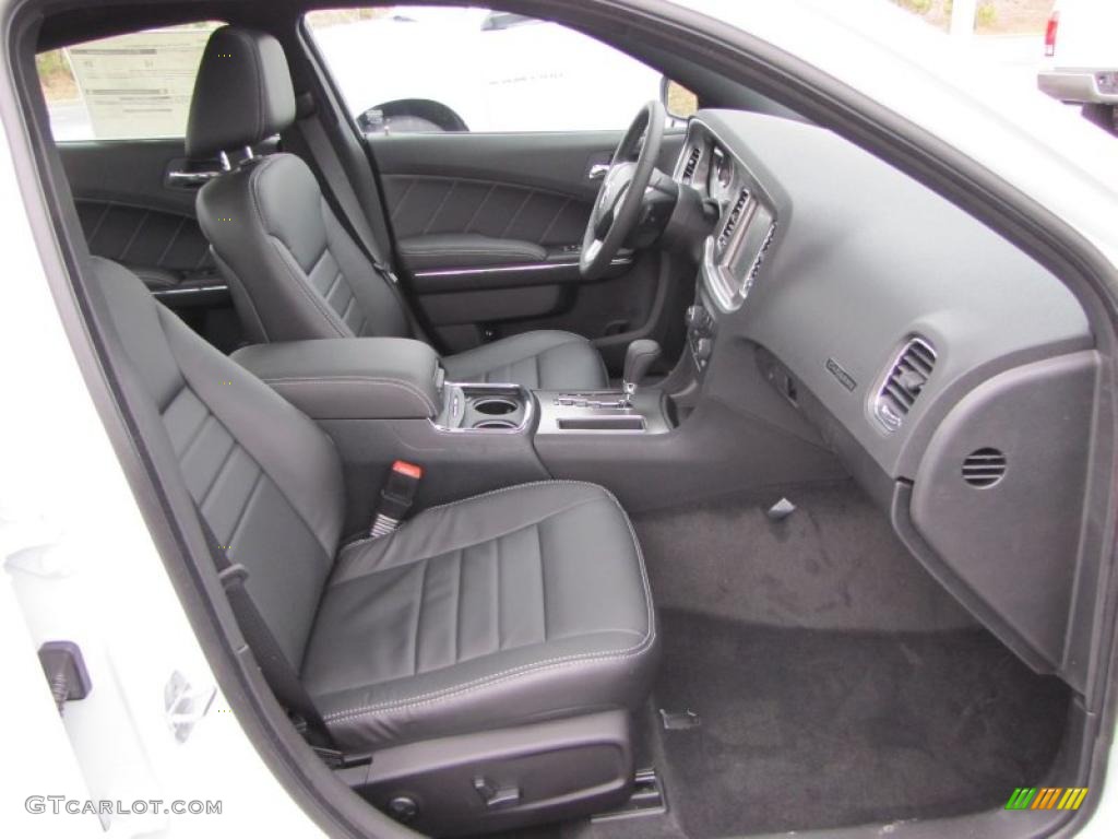 Black Interior 2011 Dodge Charger R/T Plus Photo #46338363