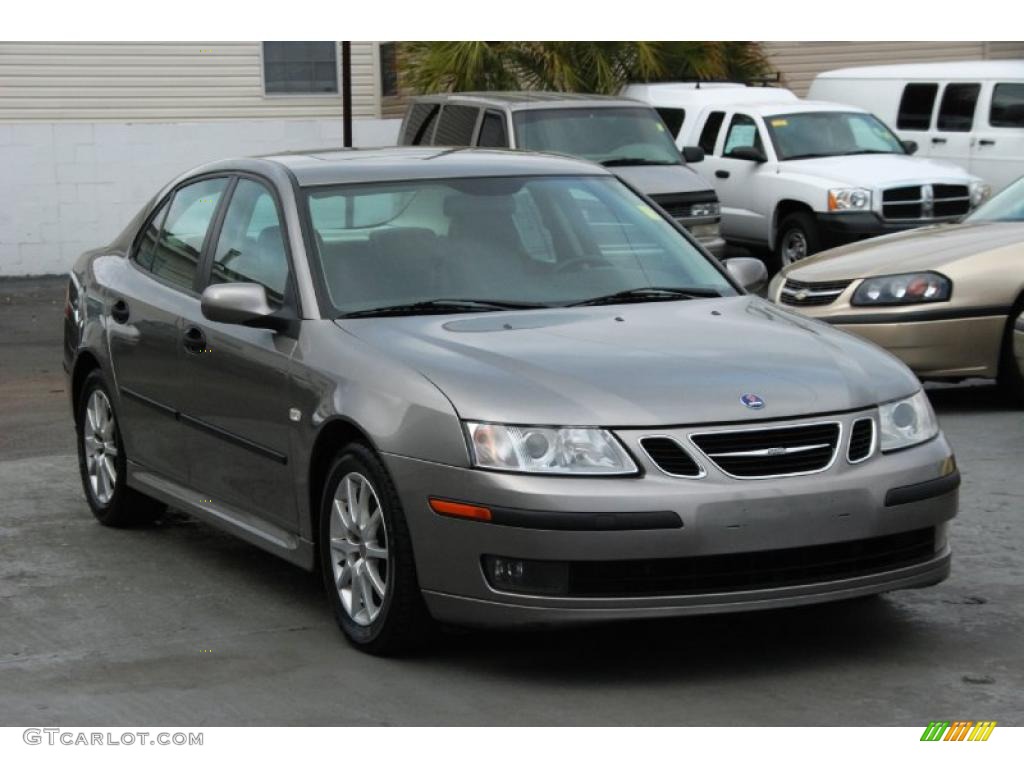 Steel Gray Metallic 2005 Saab 9-3 Arc Sport Sedan Exterior Photo #46338681