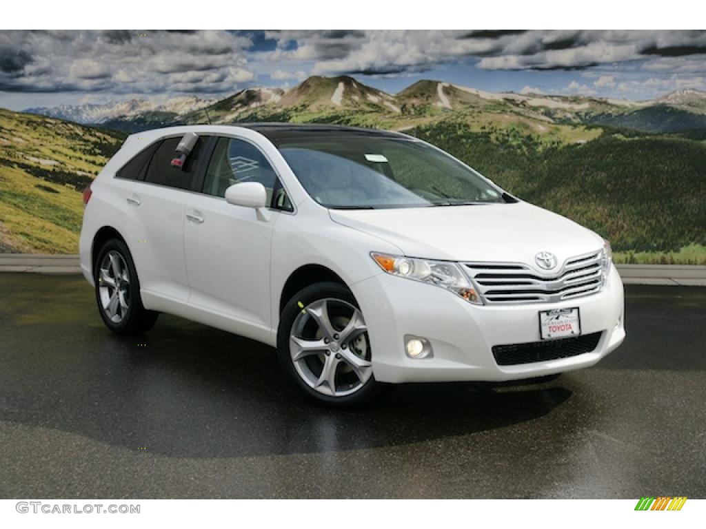 Blizzard Pearl White 2011 Toyota Venza V6 AWD Exterior Photo #46338684