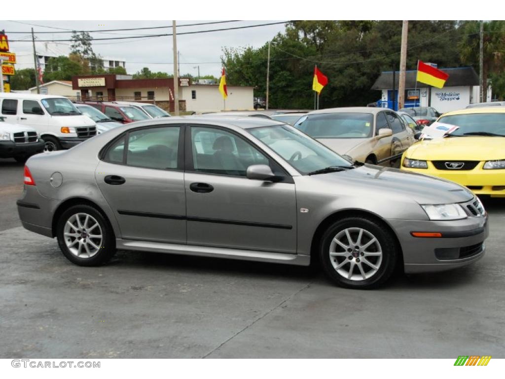 Steel Gray Metallic 2005 Saab 9-3 Arc Sport Sedan Exterior Photo #46338693