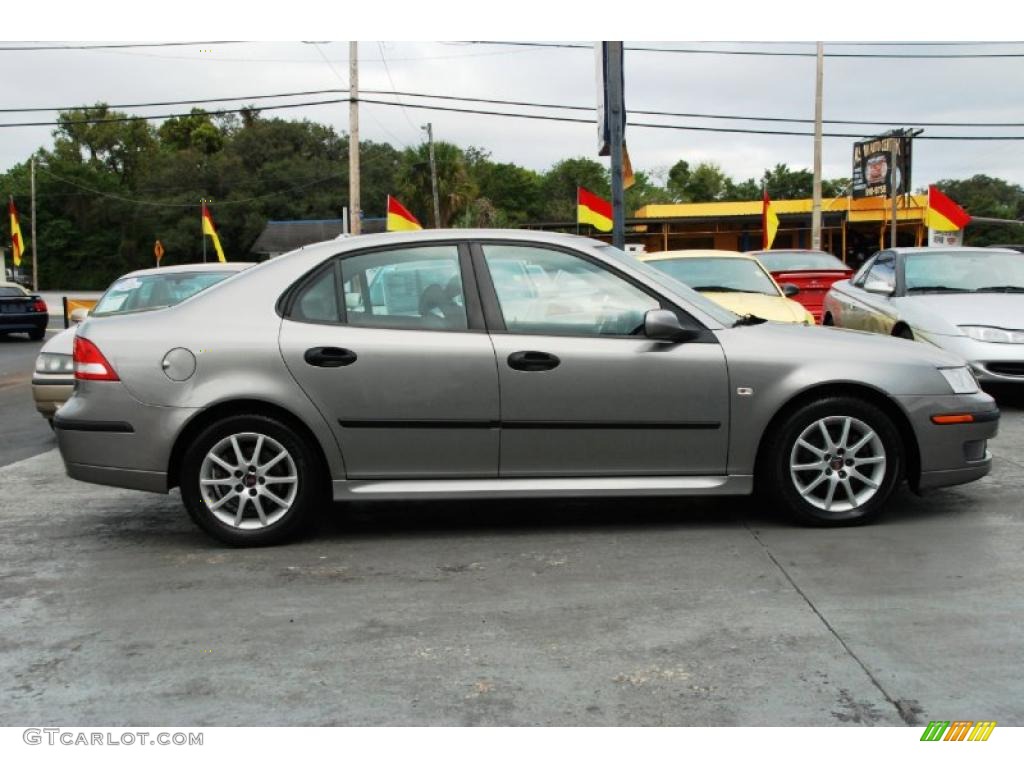 Steel Gray Metallic 2005 Saab 9-3 Arc Sport Sedan Exterior Photo #46338699