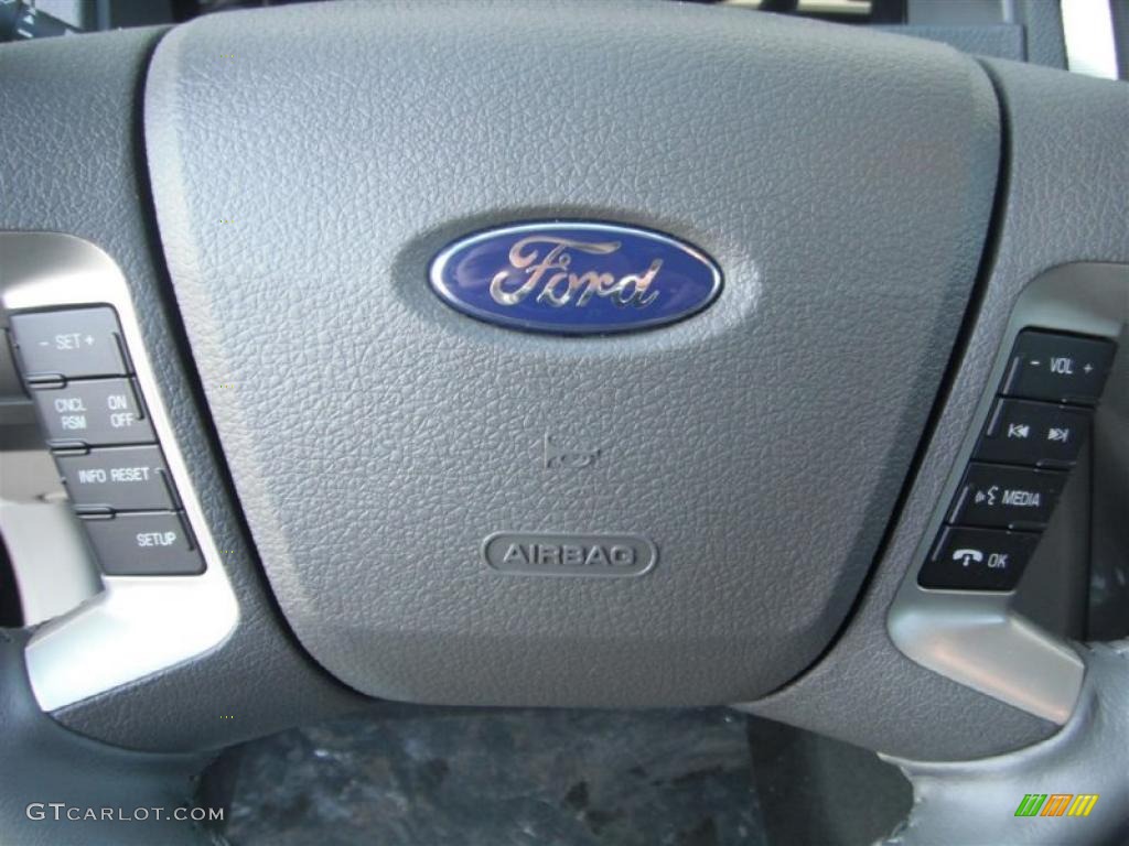 2011 Fusion SEL V6 - Tuxedo Black Metallic / Medium Light Stone photo #13