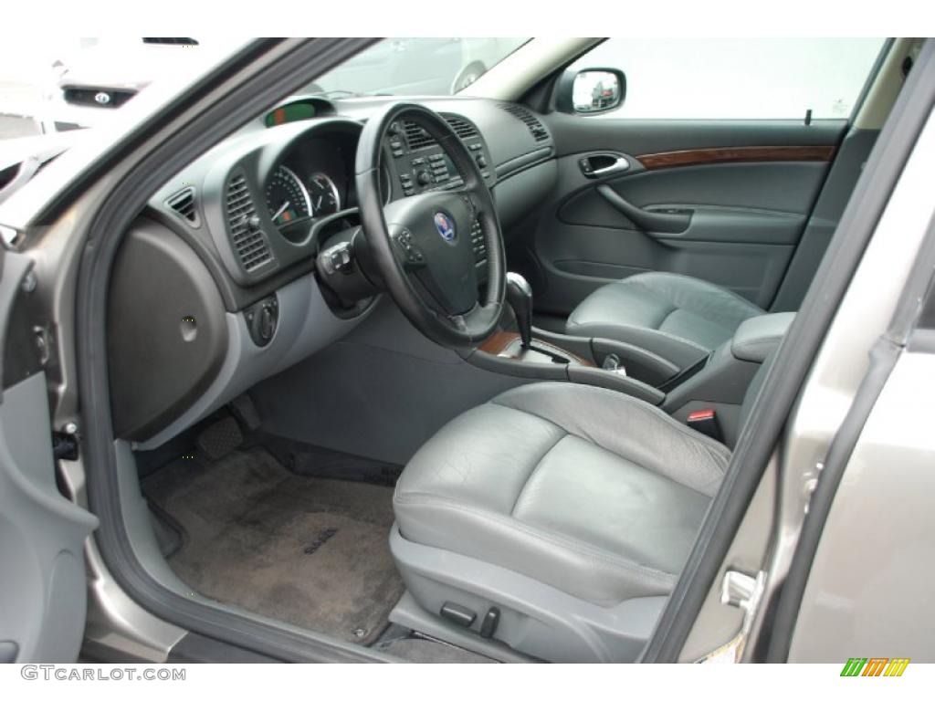 Slate Gray Interior 2005 Saab 9-3 Arc Sport Sedan Photo #46339029