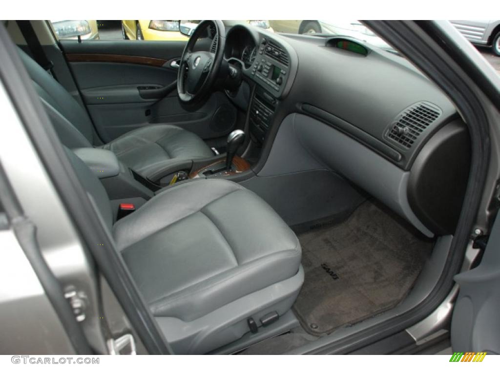 Slate Gray Interior 2005 Saab 9-3 Arc Sport Sedan Photo #46339092