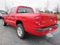 2011 Flame Red Dodge Dakota Big Horn Crew Cab  photo #2