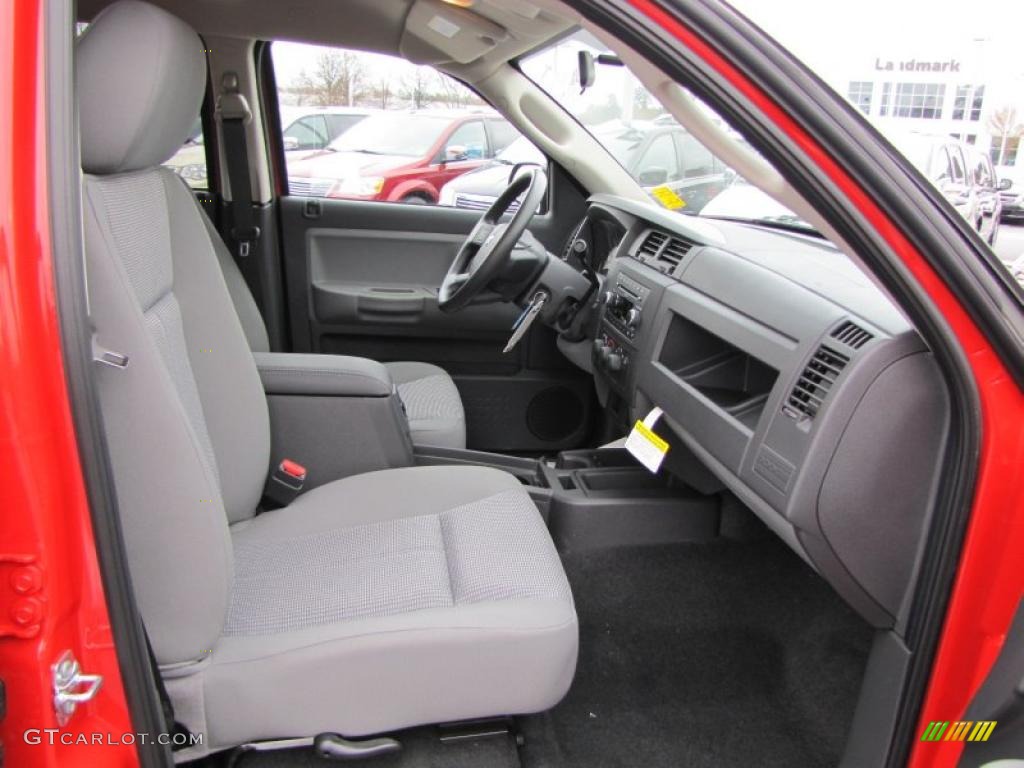 Dark Slate Gray/Medium Slate Gray Interior 2011 Dodge Dakota Big Horn Crew Cab Photo #46339275
