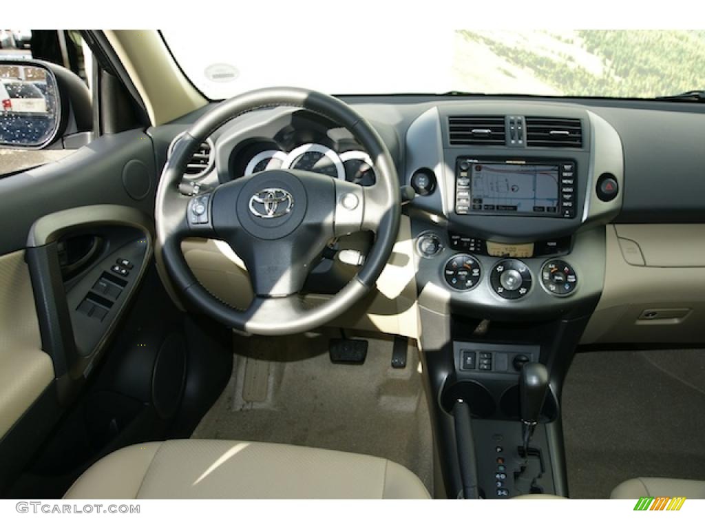 2011 Toyota RAV4 V6 Limited 4WD Sand Beige Dashboard Photo #46339590