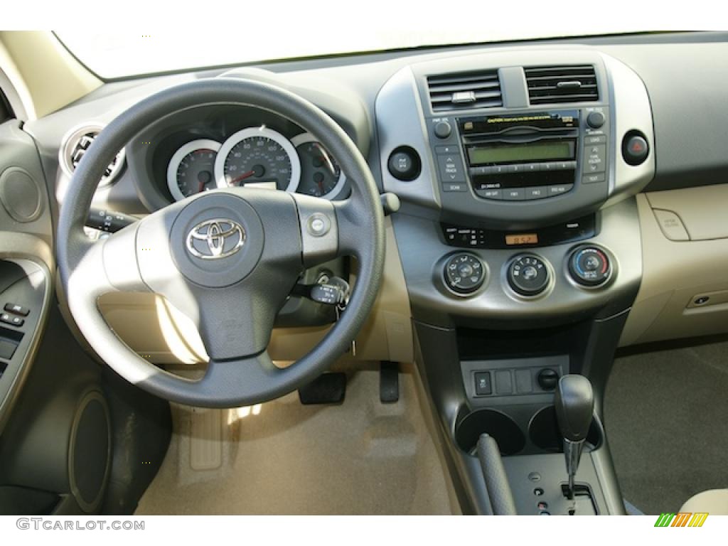 2011 Toyota RAV4 I4 4WD Sand Beige Dashboard Photo #46339713
