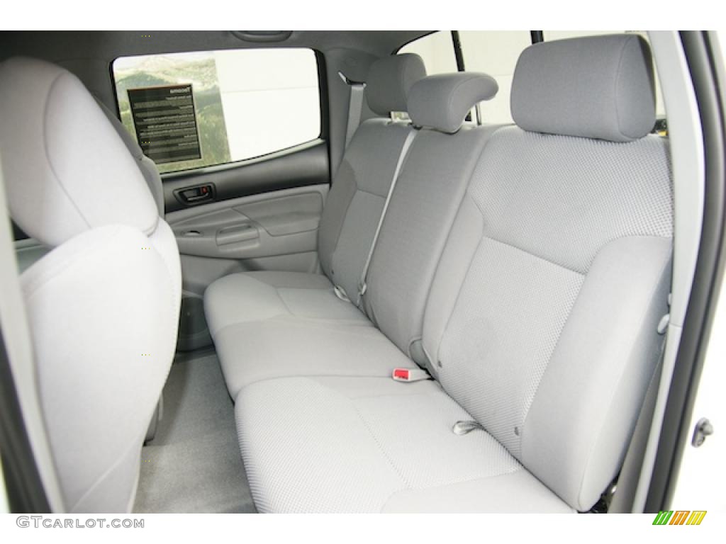 Graphite Gray Interior 2011 Toyota Tacoma V6 TRD Double Cab 4x4 Photo #46339914