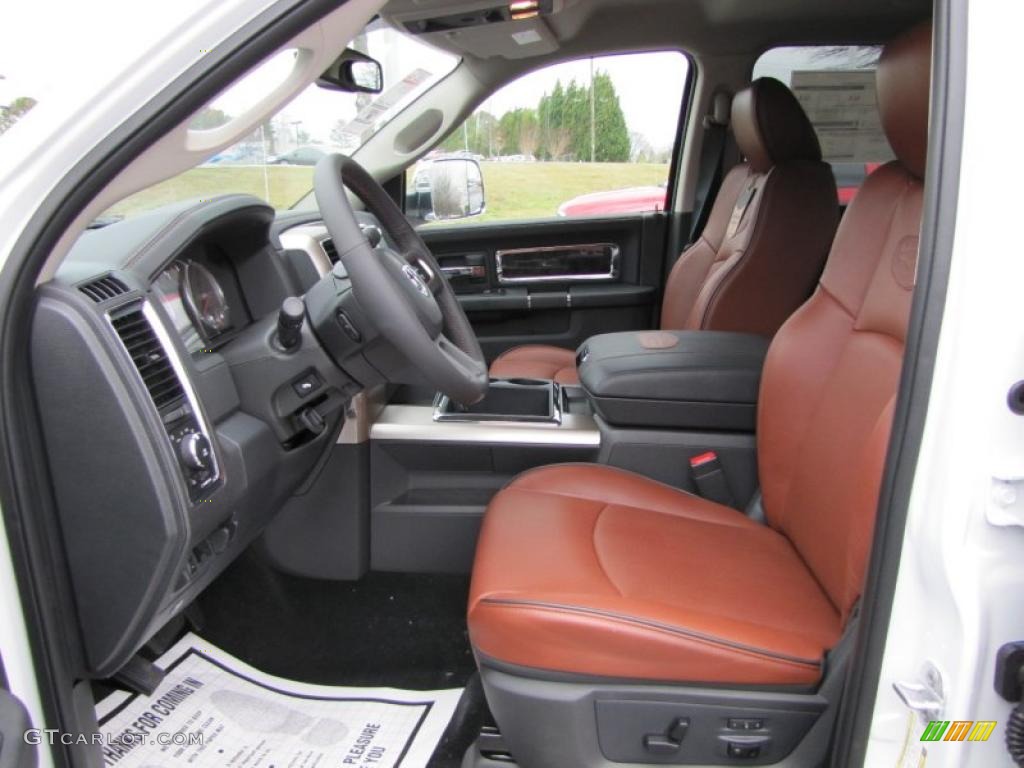 Dark Slate Gray/Russet Brown Interior 2011 Dodge Ram 2500 HD Laramie Longhorn Crew Cab 4x4 Photo #46340058