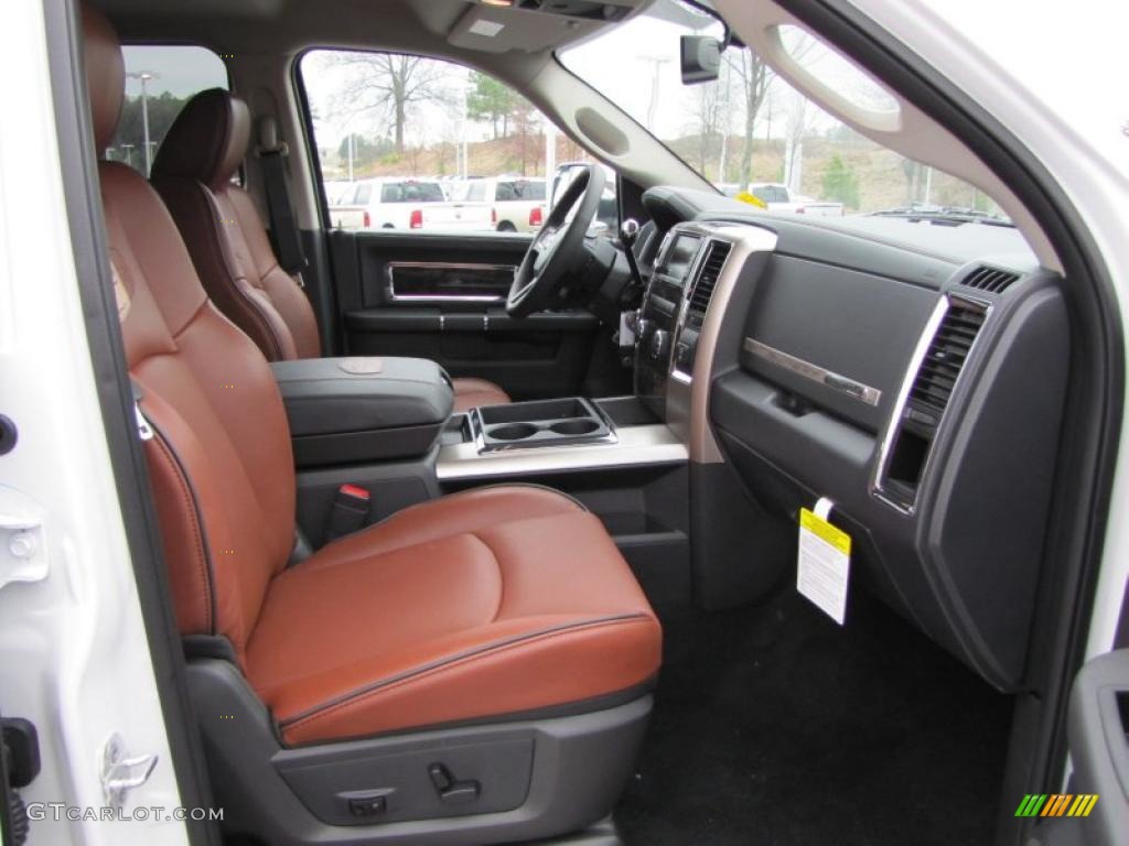 Dark Slate Gray/Russet Brown Interior 2011 Dodge Ram 2500 HD Laramie Longhorn Crew Cab 4x4 Photo #46340085