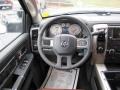 2011 Dodge Ram 2500 HD Dark Slate Gray/Russet Brown Interior Steering Wheel Photo