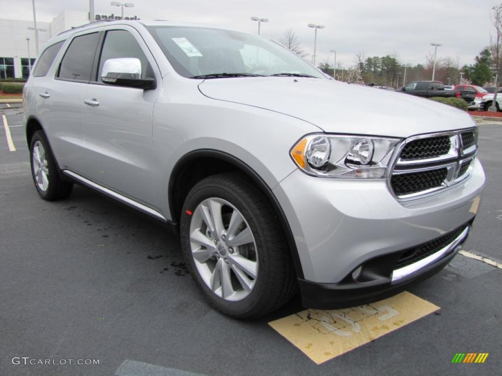 Bright Silver Metallic 2011 Dodge Durango Crew Exterior Photo #46340292