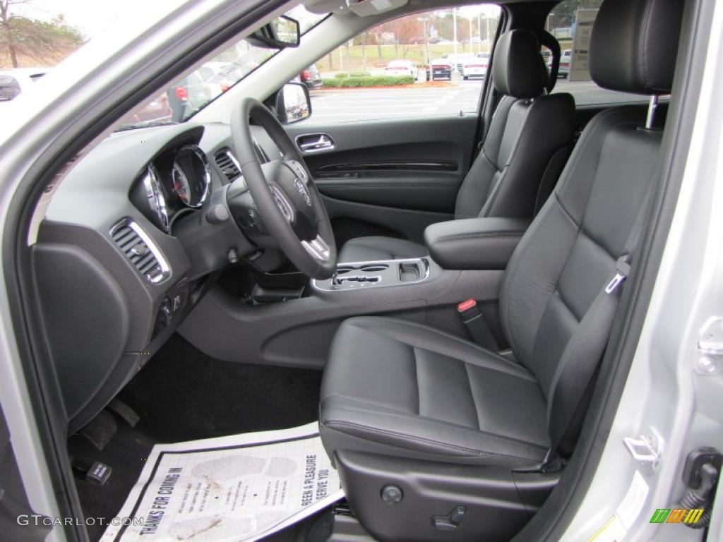 Black Interior 2011 Dodge Durango Crew Photo #46340313
