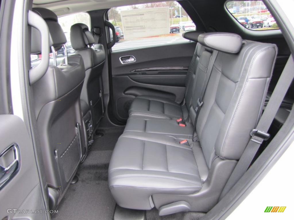 Black Interior 2011 Dodge Durango Crew Photo #46340322