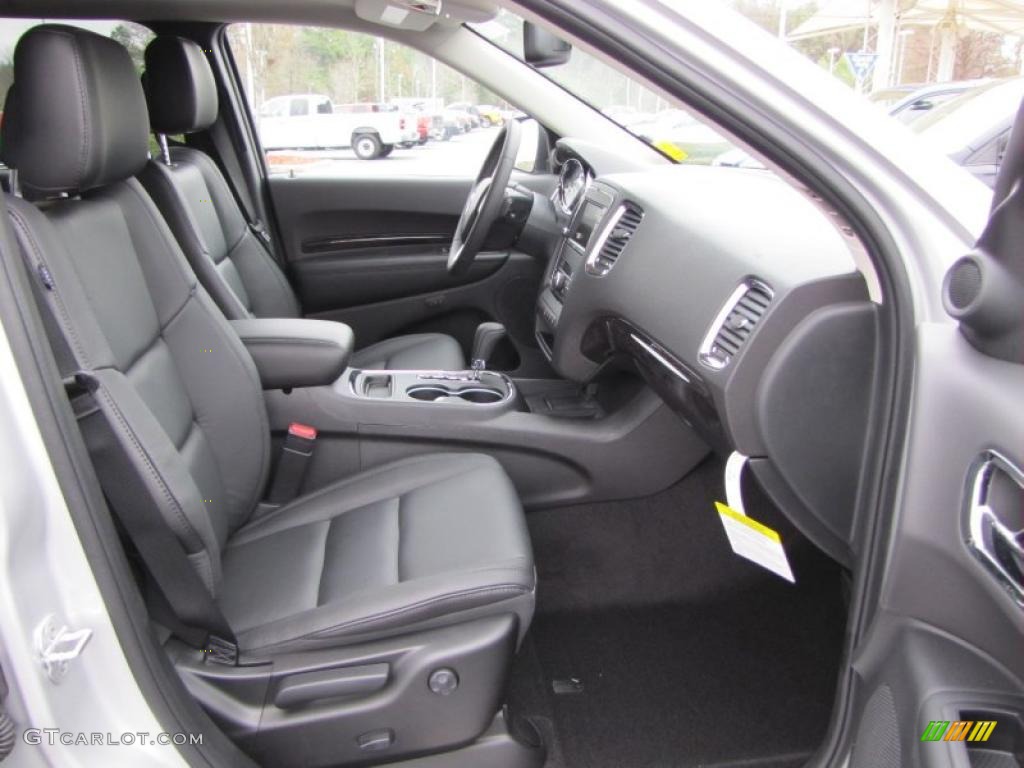 Black Interior 2011 Dodge Durango Crew Photo #46340340