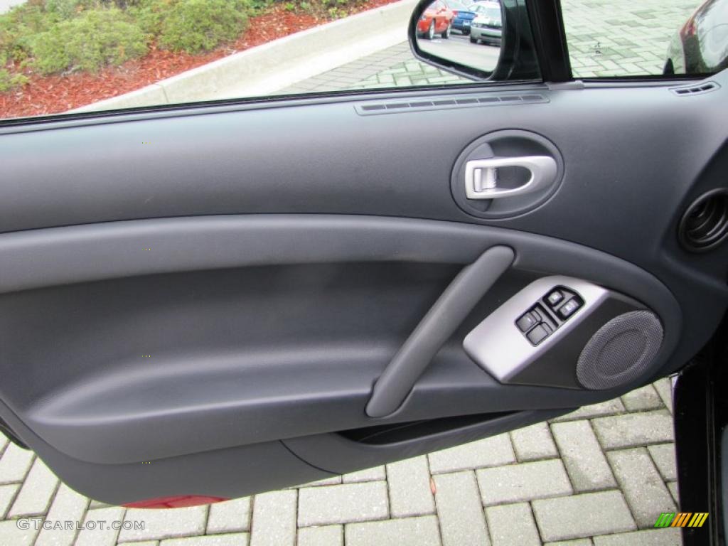 2006 mitsubishi eclipse gt coupe dark charcoal door panel photo