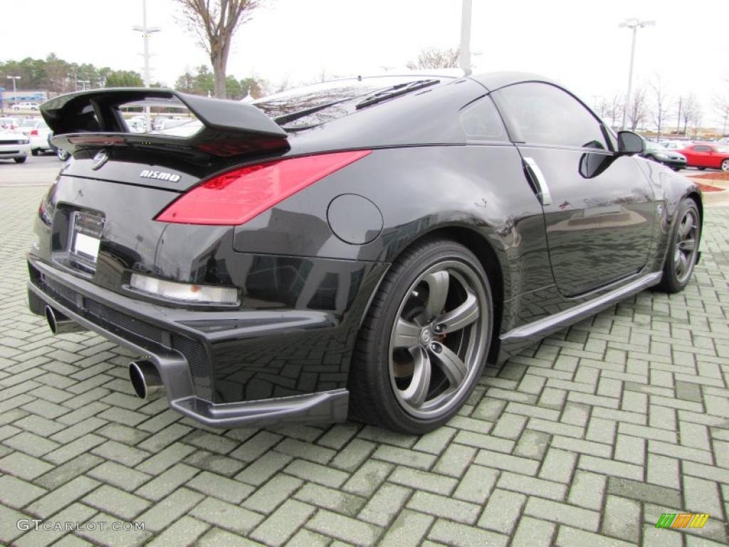 Magnetic Black 2008 Nissan 350Z NISMO Coupe Exterior Photo #46340718