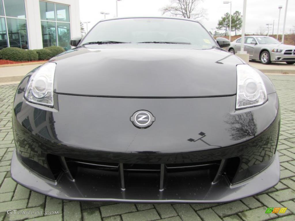 Magnetic Black 2008 Nissan 350Z NISMO Coupe Exterior Photo #46340745