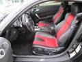 NISMO Black/Red 2008 Nissan 350Z NISMO Coupe Interior Color