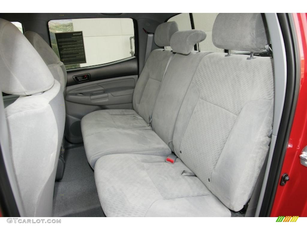 Graphite Gray Interior 2011 Toyota Tacoma V6 SR5 Double Cab 4x4 Photo #46340871
