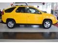 Aztec Yellow 2002 Pontiac Aztek Standard Aztek Model Exterior