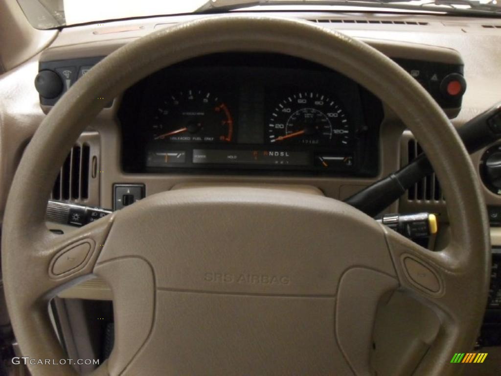 1993 Mazda MPV Standard MPV Model Beige Steering Wheel Photo #46340952