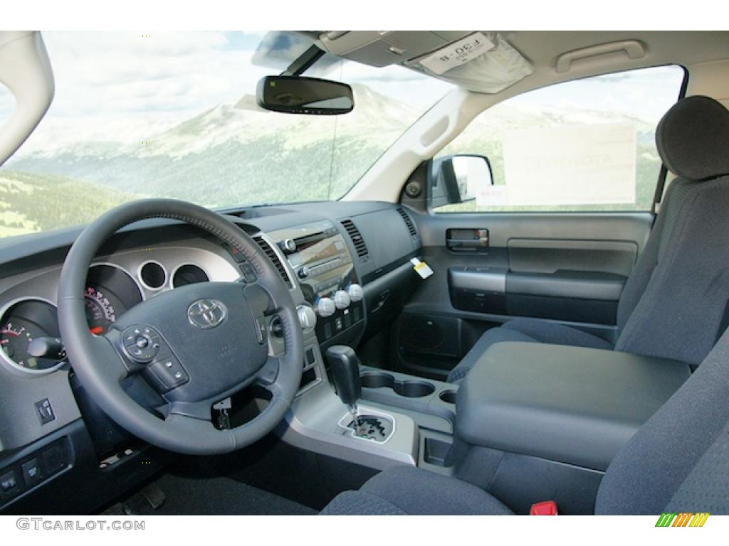 Graphite Gray Interior 2011 Toyota Tundra TRD CrewMax 4x4 Photo #46340964