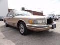 1990 Bisque Frost Metallic Lincoln Town Car Cartier  photo #5