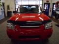 2004 Aztec Red Nissan Frontier XE V6 Crew Cab 4x4  photo #1