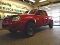 2004 Aztec Red Nissan Frontier XE V6 Crew Cab 4x4  photo #2