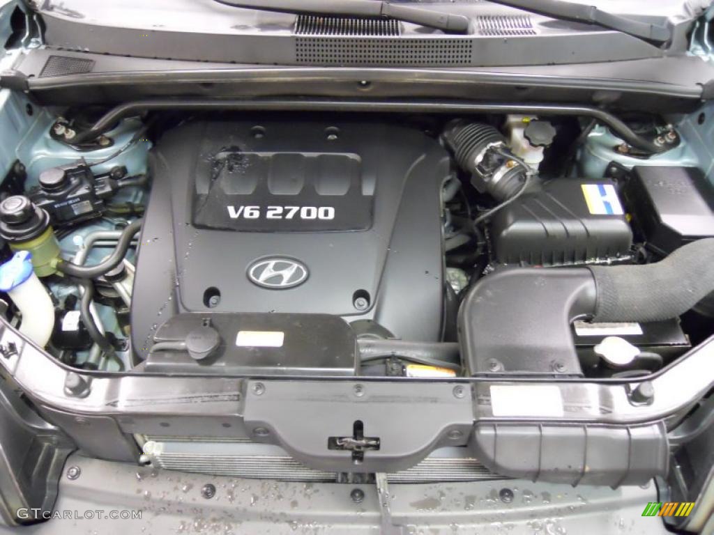 2007 Hyundai Tucson SE 4WD 2.7 Liter DOHC 24-Valve VVT V6 Engine Photo #46342878