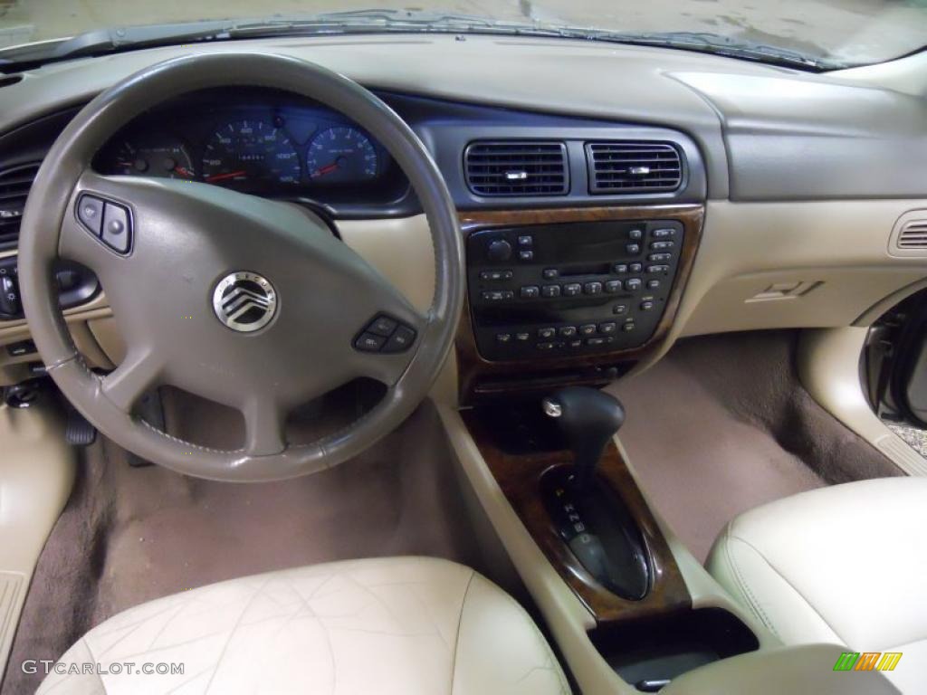 2002 Mercury Sable LS Premium Sedan Medium Parchment Dashboard Photo #46343124