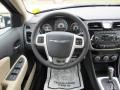 Black/Light Frost Beige 2011 Chrysler 200 Touring Steering Wheel