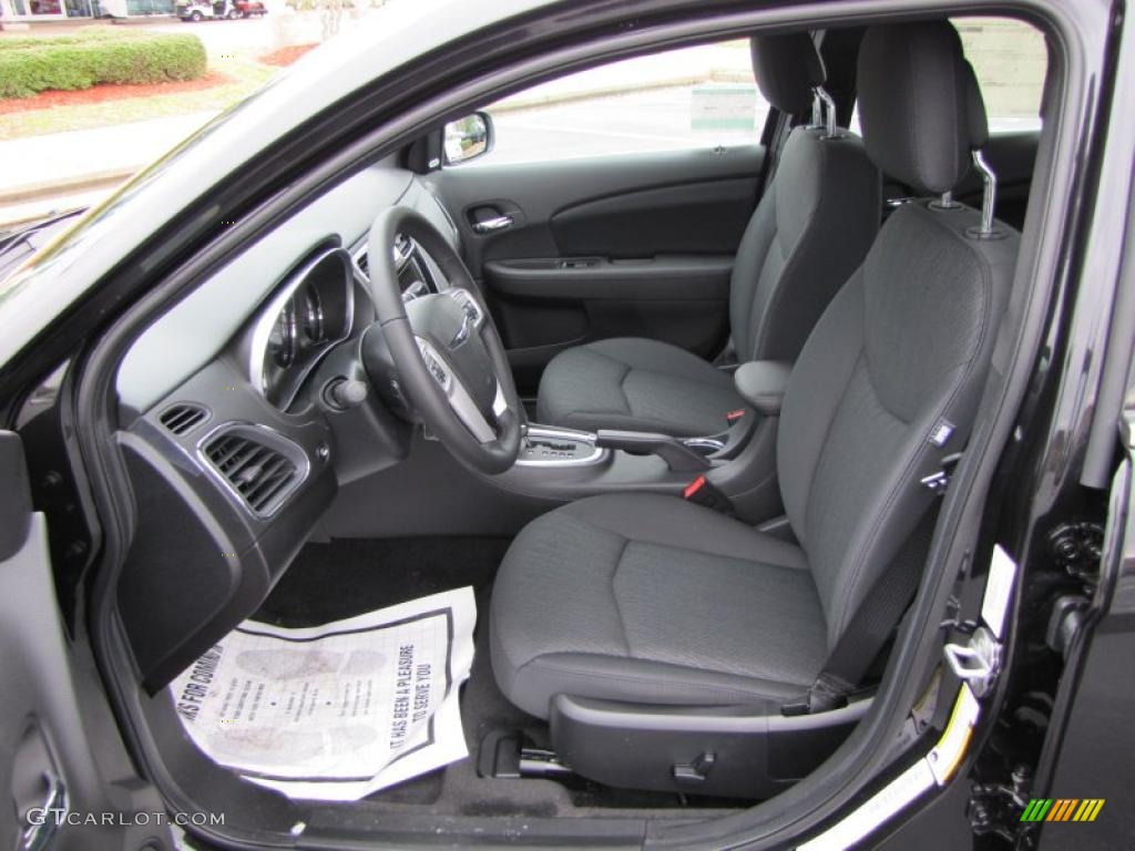 Black Interior 2011 Chrysler 200 Touring Photo #46343319