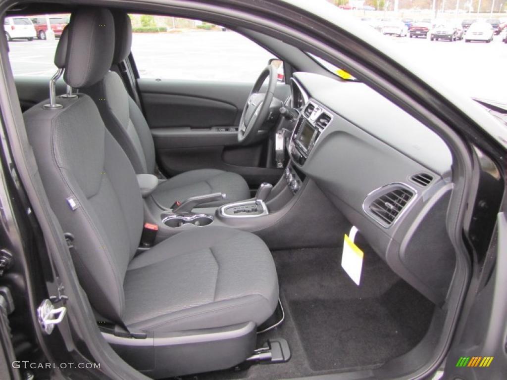 Black Interior 2011 Chrysler 200 Touring Photo #46343340