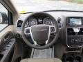 Dark Frost Beige/Medium Frost Beige 2011 Chrysler Town & Country Limited Steering Wheel