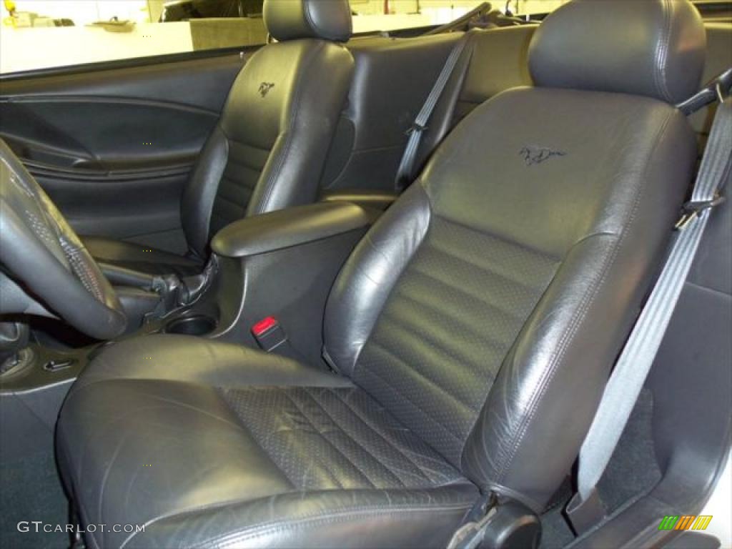 Dark Charcoal Interior 2004 Ford Mustang GT Convertible Photo #46343535