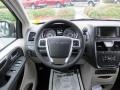 Black/Light Graystone 2011 Chrysler Town & Country Limited Steering Wheel