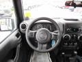 Black 2011 Jeep Wrangler Unlimited Sport 4x4 Steering Wheel