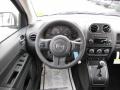 2011 Jeep Compass Dark Slate Gray Interior Steering Wheel Photo