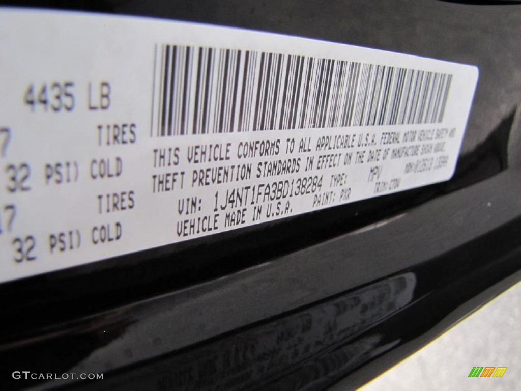 2011 Jeep Compass 2.0 Latitude Color Code Photos