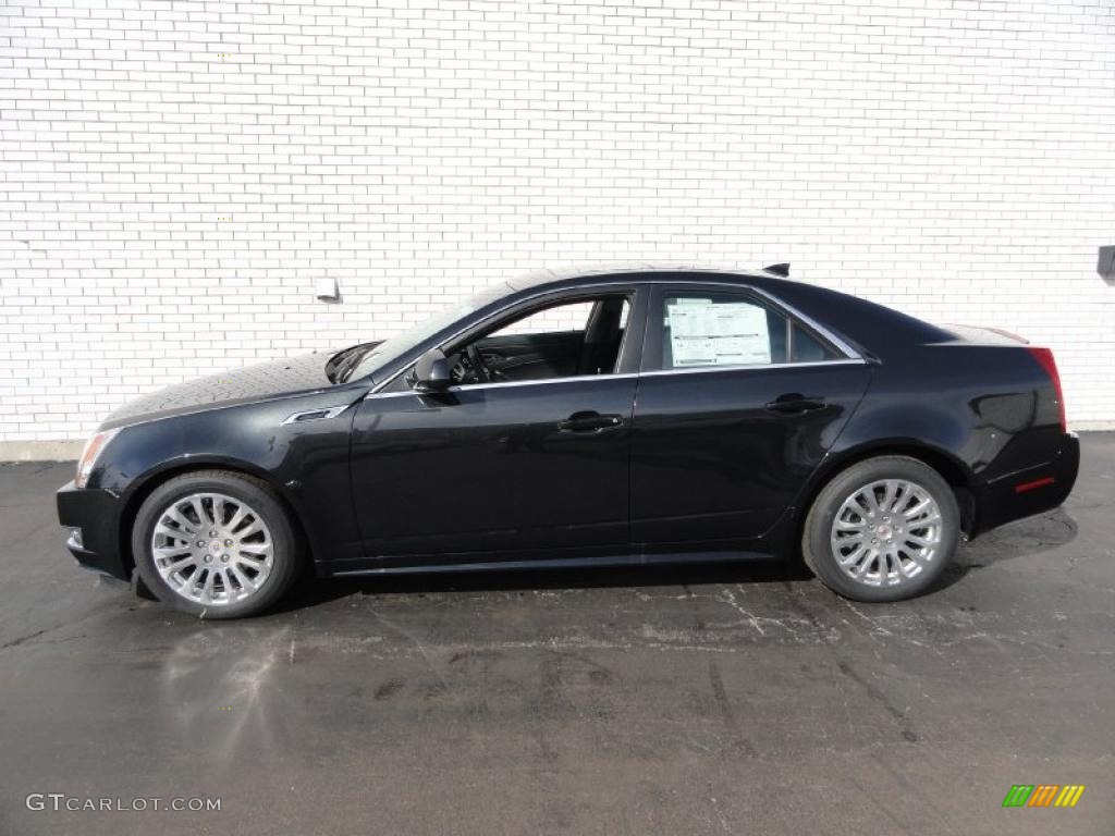 Black Ice Metallic 2011 Cadillac CTS 4 3.6 AWD Sedan Exterior Photo #46345445