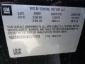 2011 Cadillac CTS 4 3.6 AWD Sedan Info Tag