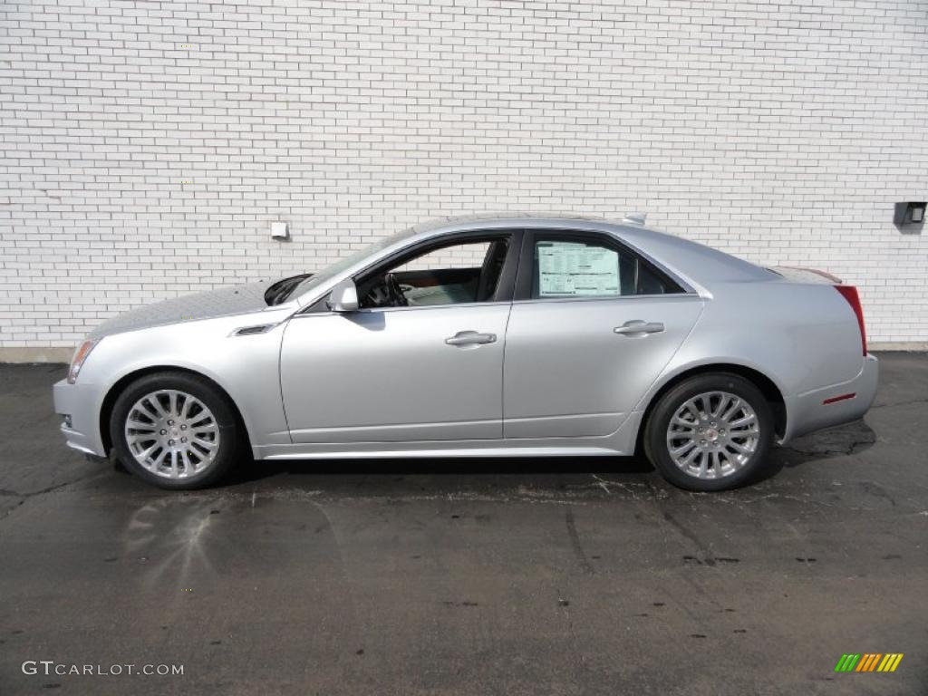 Radiant Silver Metallic 2011 Cadillac CTS 3.6 Sedan Exterior Photo #46345766