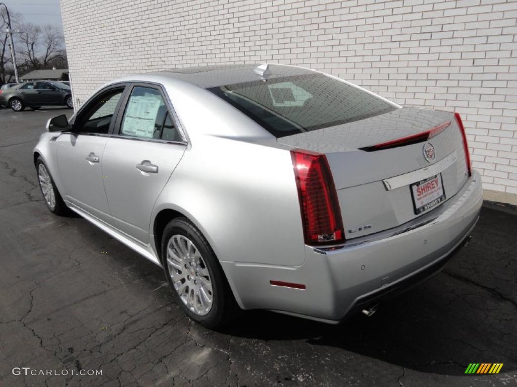 Radiant Silver Metallic 2011 Cadillac CTS 3.6 Sedan Exterior Photo #46345781