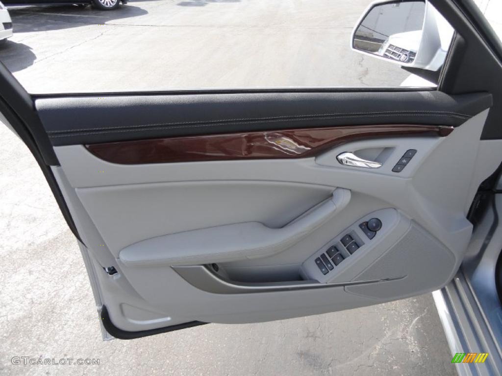 2011 Cadillac CTS 3.6 Sedan Light Titanium Door Panel Photo #46345901